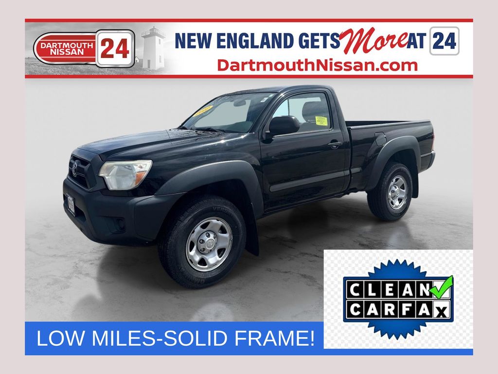 Black 2012 Toyota Tacoma Regular Cab 4WD Pickup Truck Four-Wheel Drive 4-Speed Automatic Overdrive