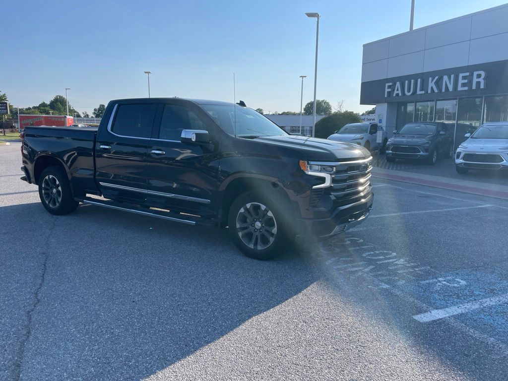 Black 2024 Chevrolet Silverado 1500 Pickup Truck Four-Wheel Drive Automatic