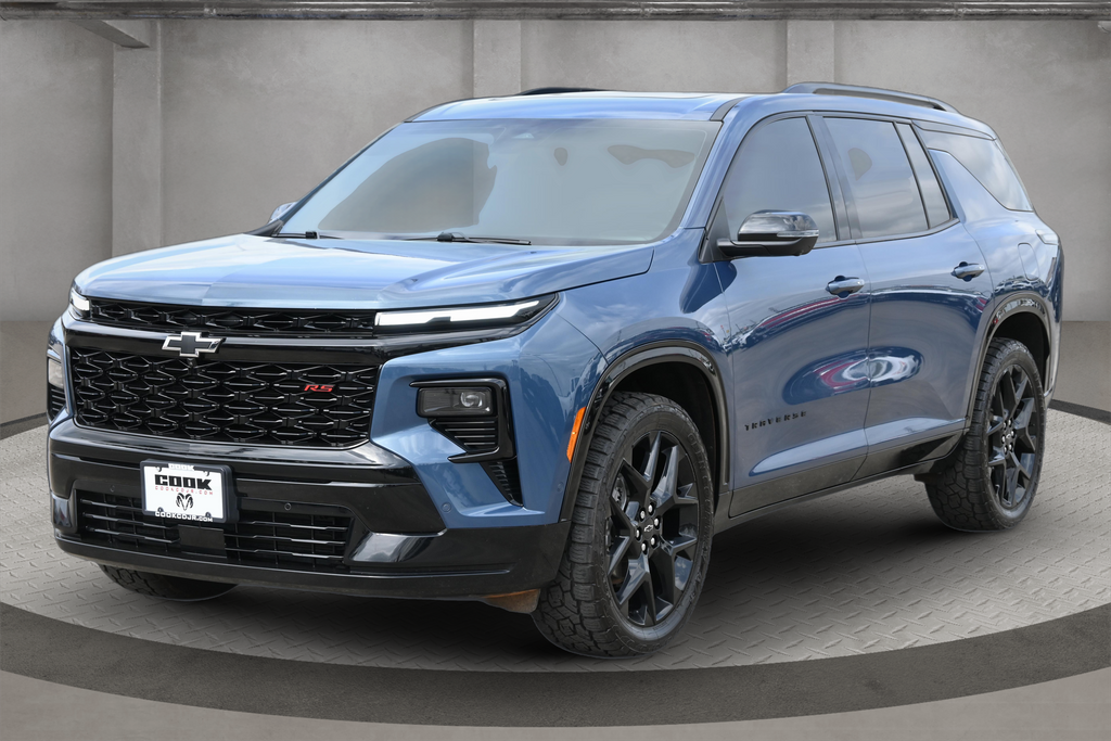 Lakeshore Blue Metallic 2024 Chevrolet Traverse RS FWD SUV / Crossover Front-Wheel Drive 8-Speed Automatic