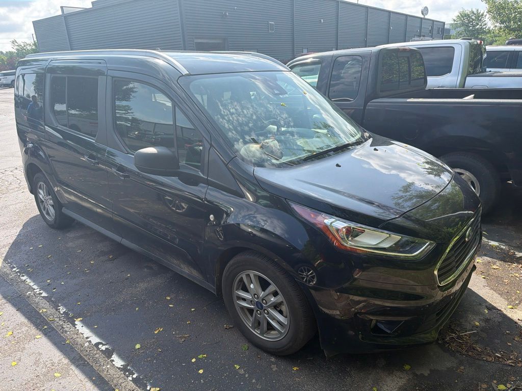 Black Metallic 2023 Ford Transit Connect Wagon XLT LWB FWD with Rear Liftgate Van Front-Wheel Drive 8-Speed Automatic