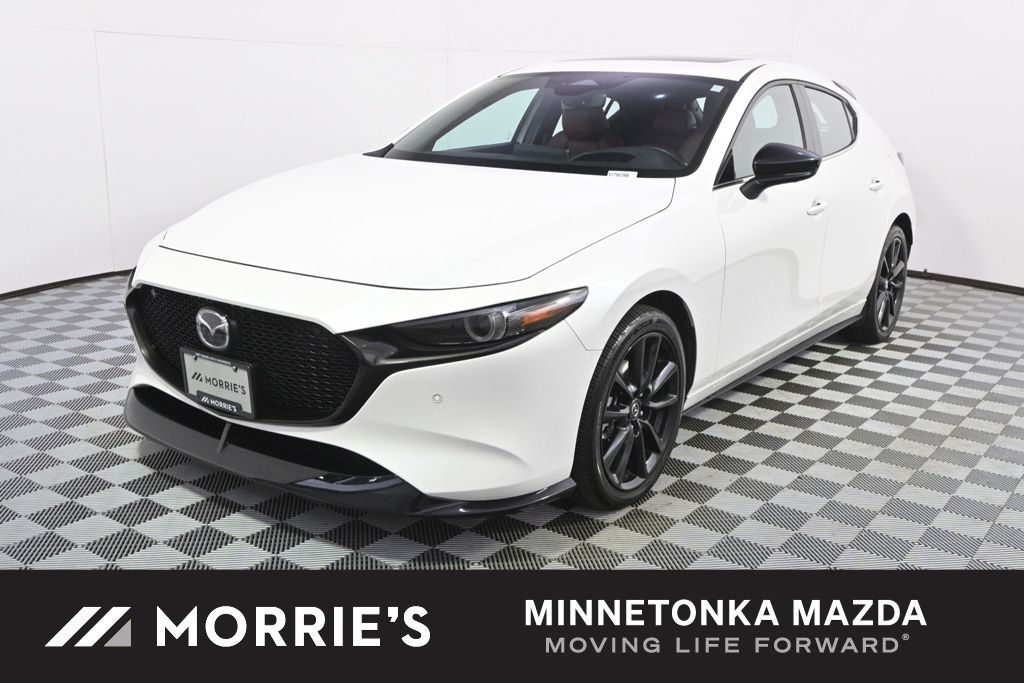 Snowflake White Pearl 2025 Mazda MAZDA3 2.5 Turbo Premium Plus Hatchback AWD Hatchback All-Wheel Drive 6-Speed Automatic