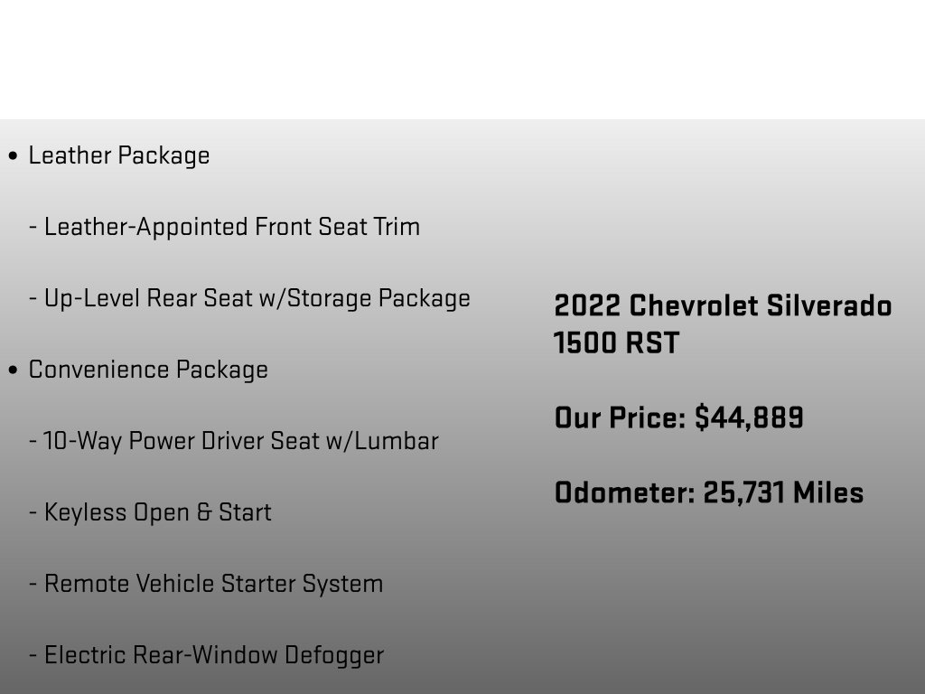 2022 Chevrolet Silverado 1500 RST Gray at Auto Express Mitsubishi