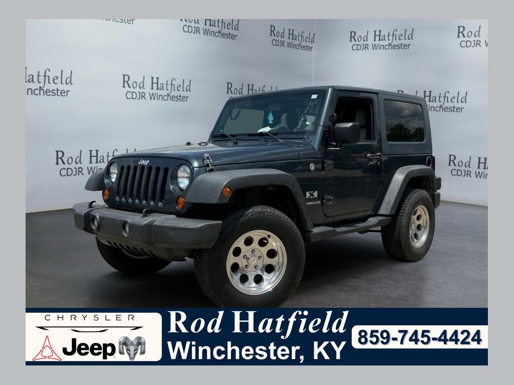 Gray (Steel Blue Metallic) 2007 Jeep Wrangler SUV / Crossover Four-Wheel Drive 6-Speed Manual