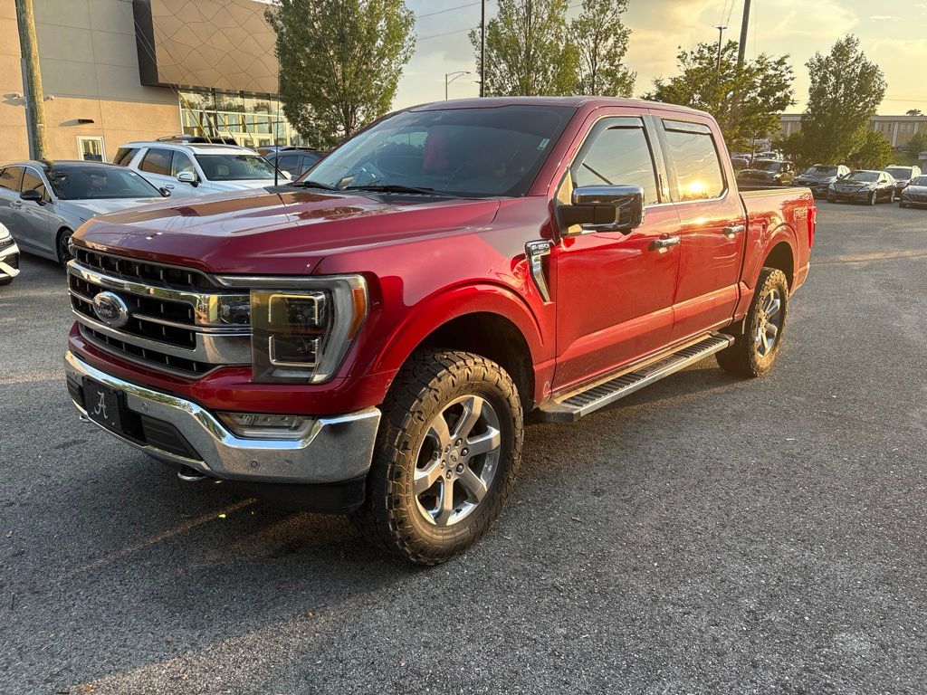 Rapid Red Metallic Tinted Clearcoat 2022 Ford F-150 Pickup Truck Four-Wheel Drive Automatic