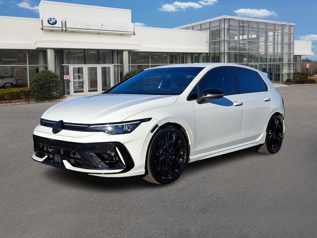 White 2025 Volkswagen Golf R Black Edition 4Motion Hatchback All-Wheel Drive 7-Speed Dual Clutch