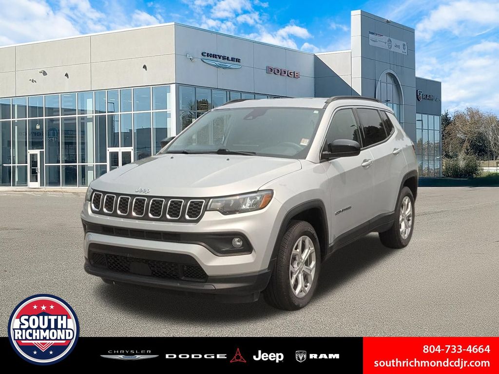 Silver Zynith Metallic Clearcoat 2024 Jeep Compass SUV / Crossover Four-Wheel Drive 8-Speed Automatic