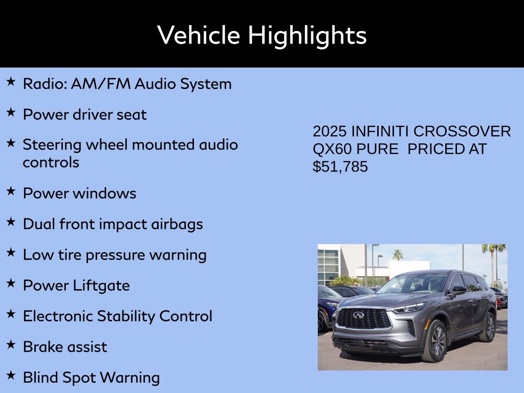 2025 INFINITI QX60 PURE 2