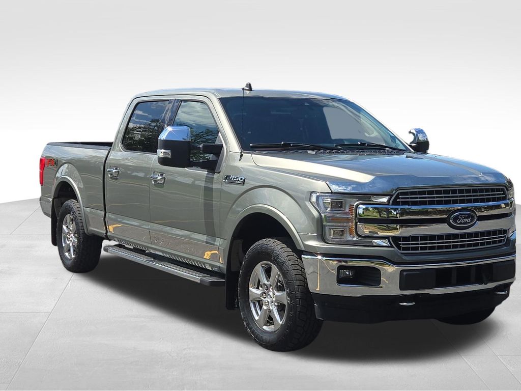 Green 2019 Ford F-150 Pickup Truck Four-Wheel Drive Automatic