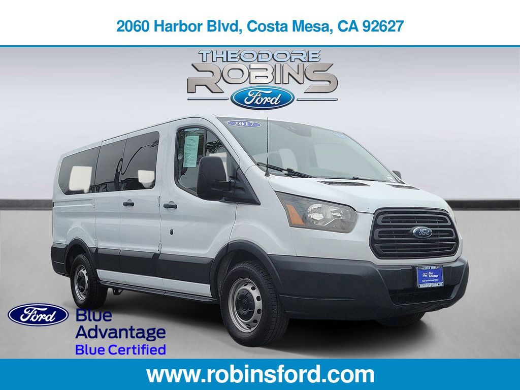 Oxford White 2017 Ford Transit Passenger Van Rear-Wheel Drive 6-Speed Automatic Overdrive