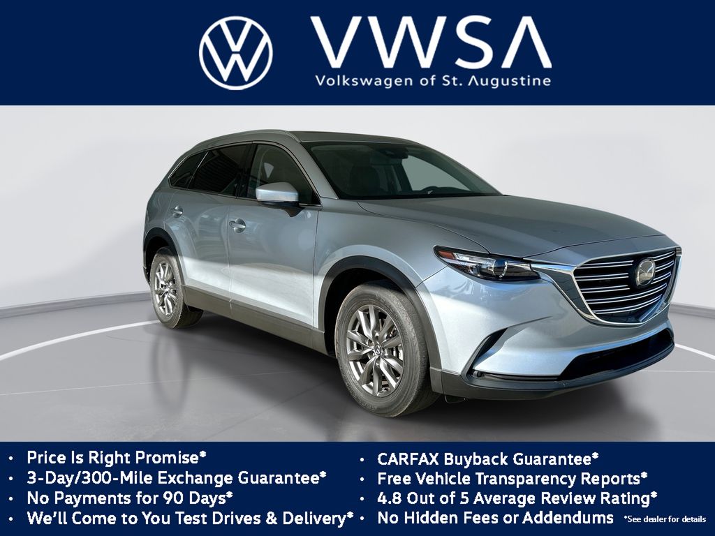 Sonic Silver Metallic 2023 Mazda CX-9 Touring AWD SUV / Crossover All-Wheel Drive 6-Speed Automatic