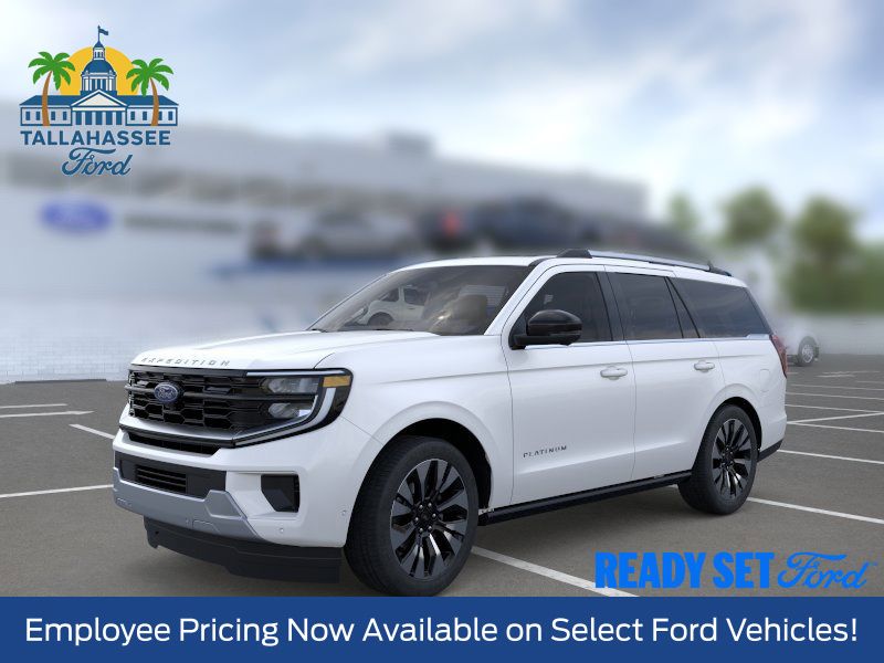 Star White Metallic Tri-Coat 2026 Ford Expedition Platinum 4WD SUV / Crossover Four-Wheel Drive Automatic
