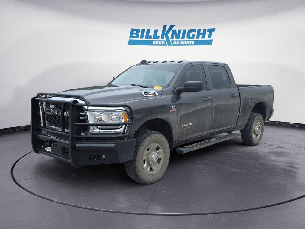 Gray (Granite Crystal Metallic Clearcoat) 2021 RAM 2500 Tradesman Crew Cab 4WD Pickup Truck Four-Wheel Drive 6-Speed Automatic