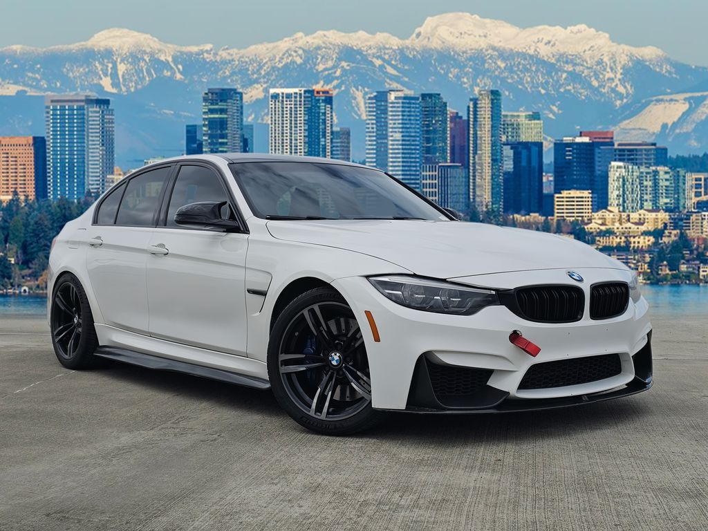 Alpine White 2018 BMW M3 Sedan RWD Sedan Rear-Wheel Drive 7-Speed Automatic