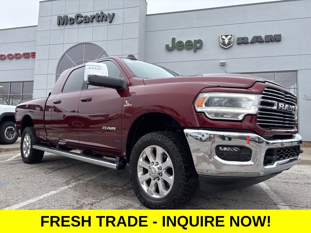 Delmonico Red Pearlcoat 2024 RAM 2500 Laramie Mega Cab 4WD Pickup Truck Four-Wheel Drive 6-Speed Automatic