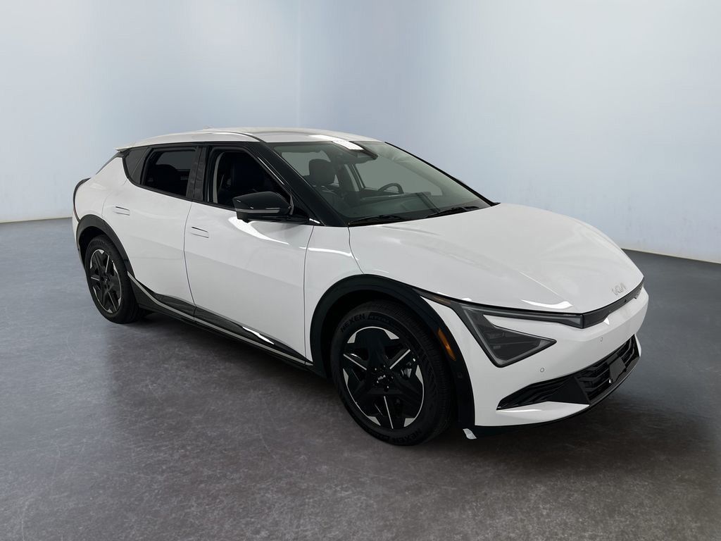 Glacier White Pearl 2025 Kia EV6 Wind AWD SUV / Crossover All-Wheel Drive 1-Speed Automatic