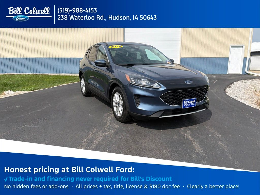 Blue Metallic 2020 Ford Escape SUV / Crossover Front-Wheel Drive 8-Speed Automatic