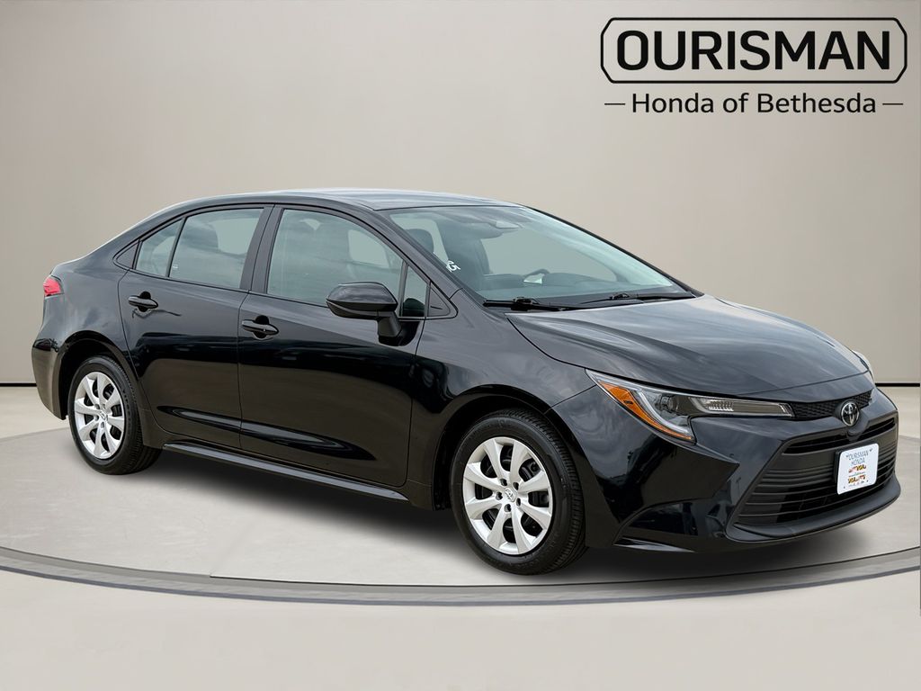 Midnight Black Metallic 2025 Toyota Corolla Sedan Front-Wheel Drive Continuously Variable Transmission