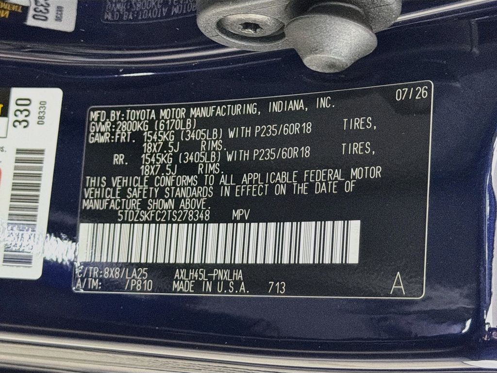 New 2026 Toyota Sienna Van