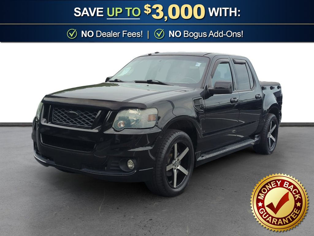 Black 2010 Ford Explorer Sport Trac Limited Pickup Truck 4X2 5-Speed Automatic Overdrive