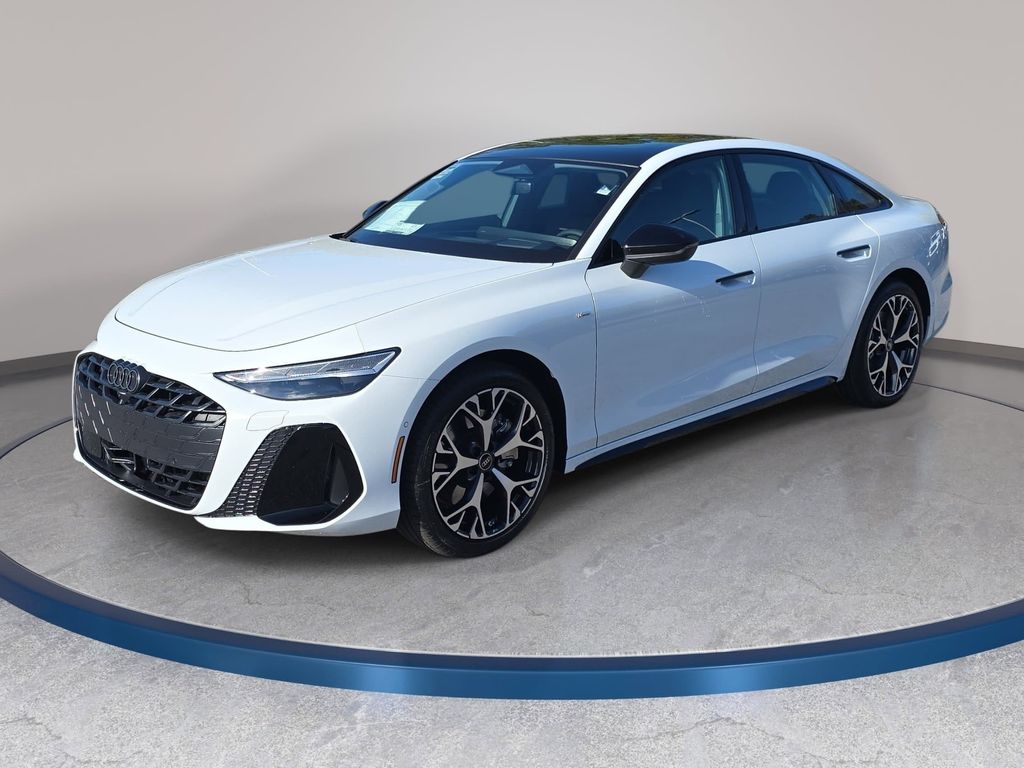 Glacier White Metallic 2026 Audi A6 Sedan All-Wheel Drive 7-Speed Automatic