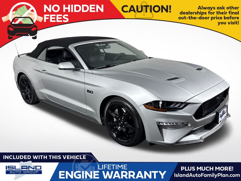 Ingot Silver 2019 Ford Mustang Convertible Rear-Wheel Drive 6-Speed Manual