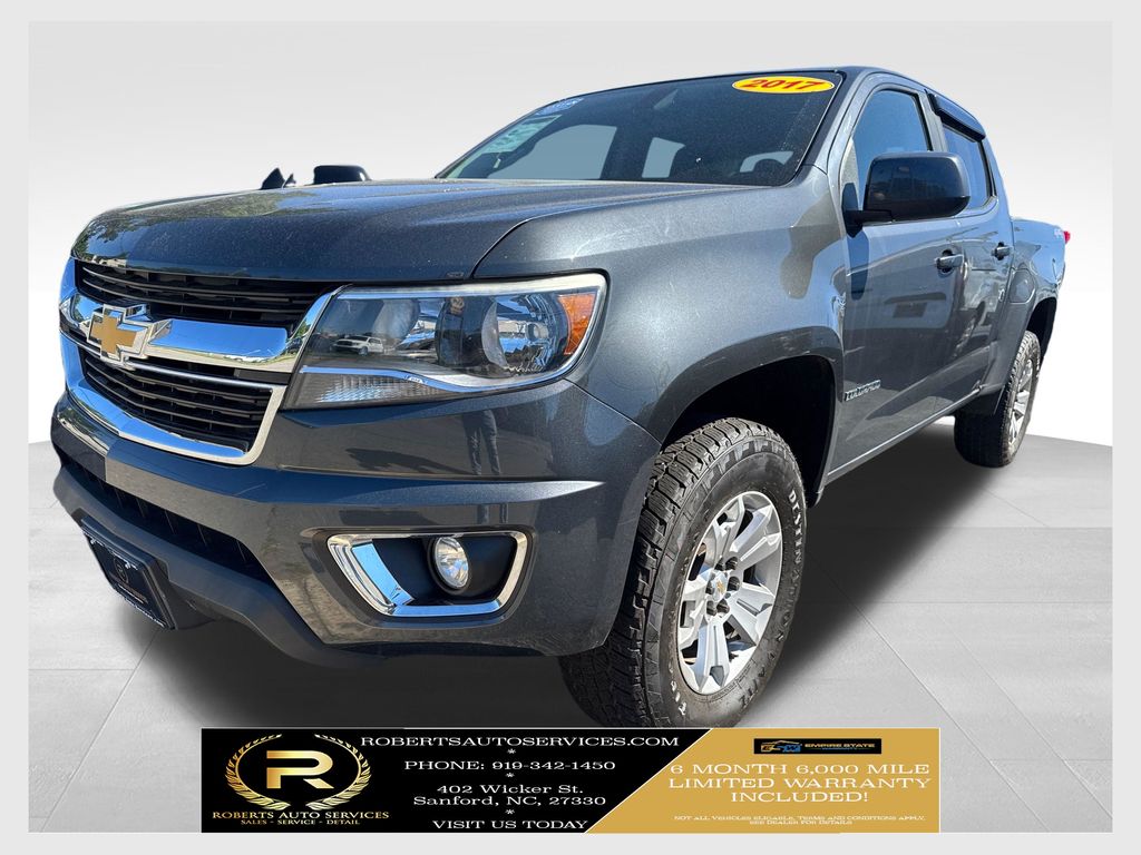 Cyber Gray Metallic 2017 Chevrolet Colorado Pickup Truck Four-Wheel Drive 8-Speed Automatic