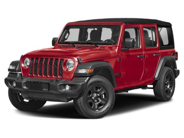 Firecracker Red Clearcoat 2025 Jeep Wrangler SUV / Crossover Four-Wheel Drive 8-Speed Automatic