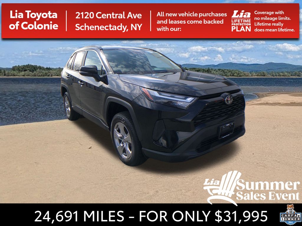 Midnight Black Metallic 2025 Toyota RAV4 XLE AWD SUV / Crossover All-Wheel Drive 8-Speed Automatic