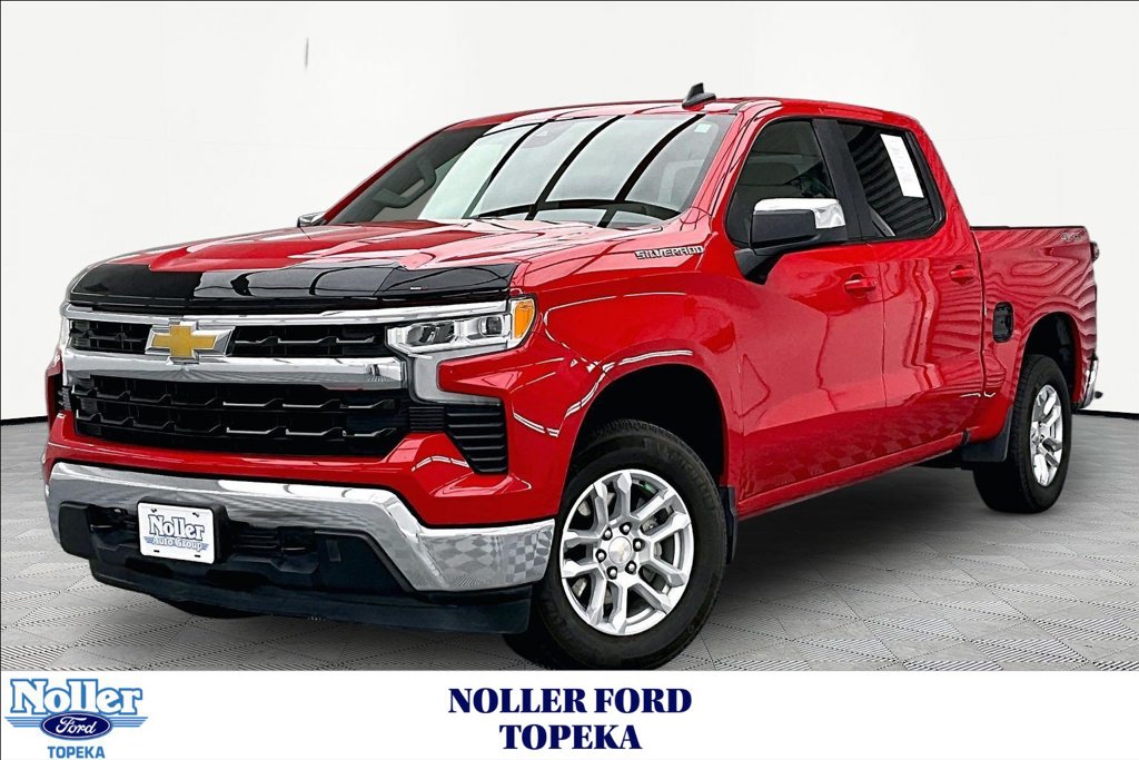 Red Hot 2023 Chevrolet Silverado 1500 Pickup Truck Four-Wheel Drive 8-Speed Automatic
