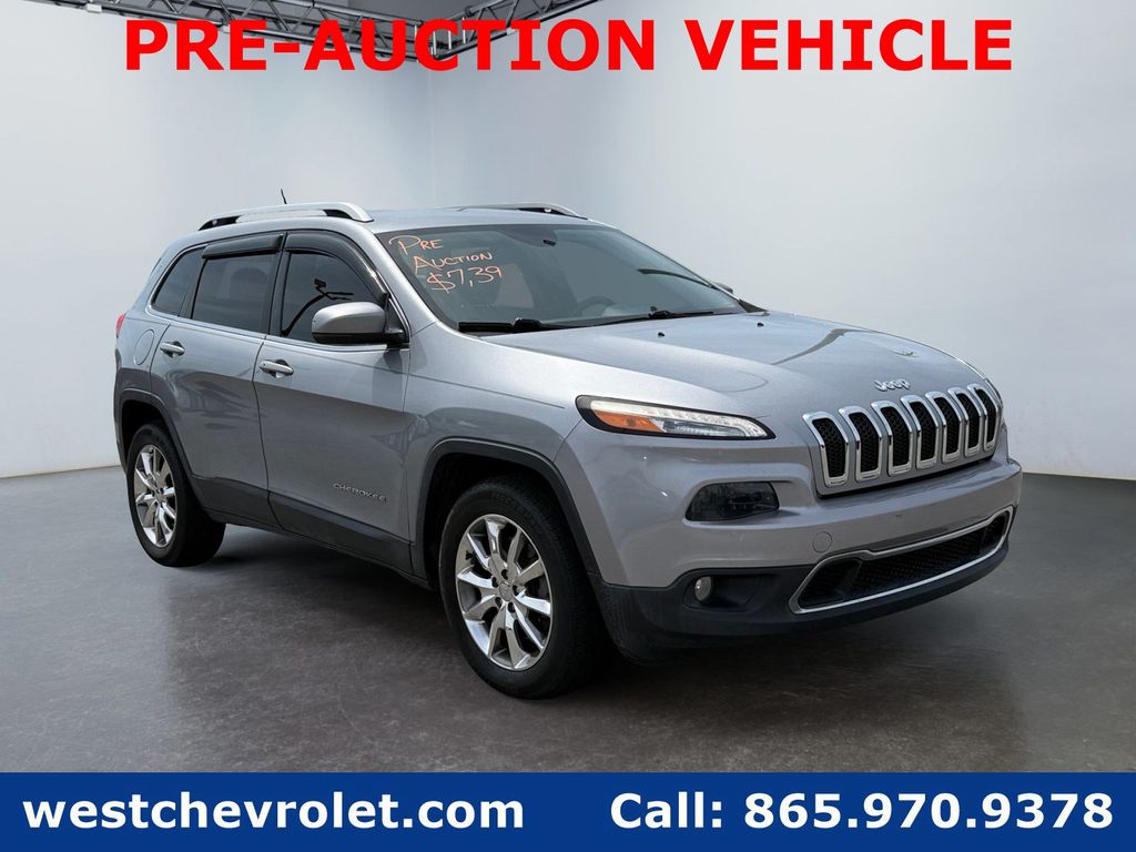 Billet Silver Metallic Clearcoat 2014 Jeep Cherokee Limited 4WD SUV / Crossover Four-Wheel Drive 9-Speed Automatic