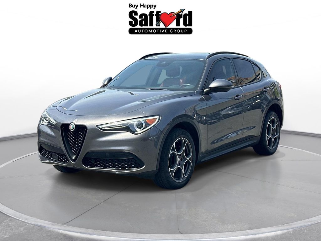 Gray 2023 Alfa Romeo Stelvio Sprint AWD SUV / Crossover All-Wheel Drive 8-Speed Automatic