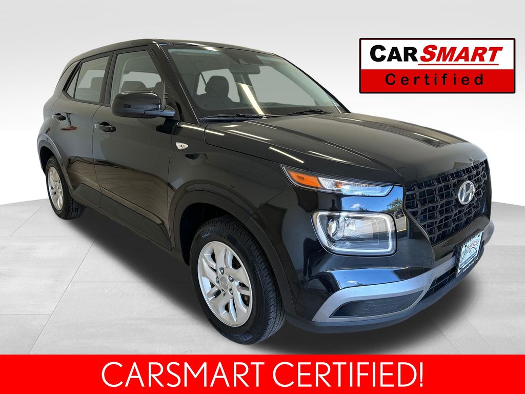 Black Noir Pearl 2022 Hyundai Venue SE FWD SUV / Crossover Front-Wheel Drive Continuously Variable Transmission