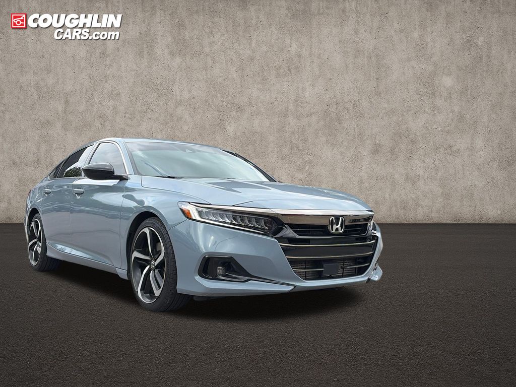 Sonic Gray Pearl 2022 Honda Accord Sedan Front-Wheel Drive Continuously Variable Transmission