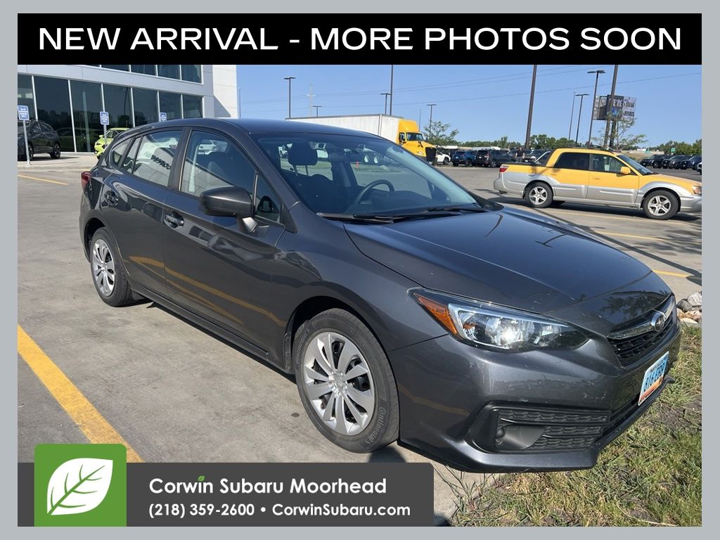 Gray 2020 Subaru Impreza Hatchback All-Wheel Drive Continuously Variable Transmission