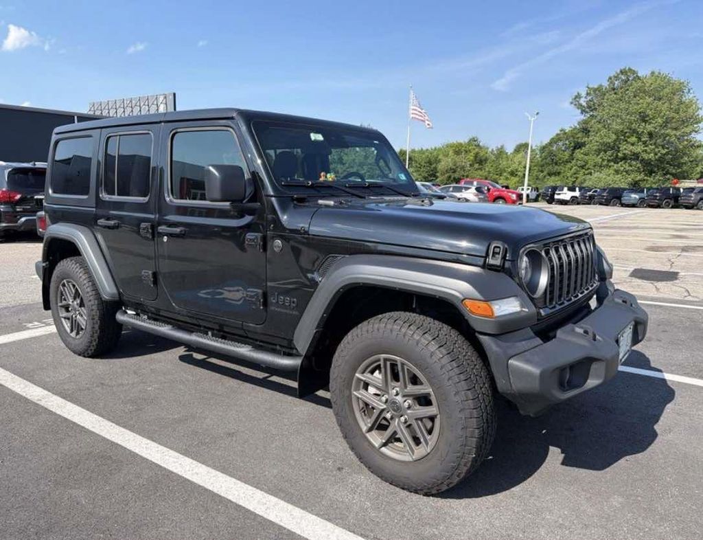 Black Clearcoat 2025 Jeep Wrangler SUV / Crossover Four-Wheel Drive 8-Speed Automatic