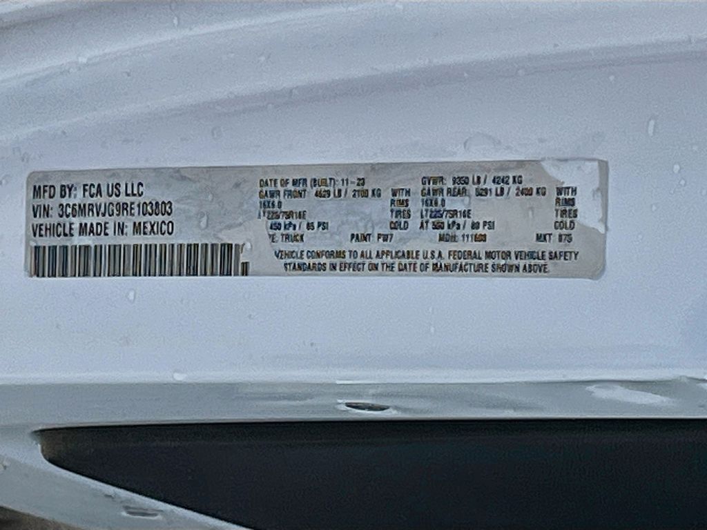 Used 2024 White Ram High Roof image 27