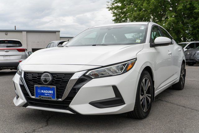 2023 Nissan Sentra SV White at John Sisson Motors