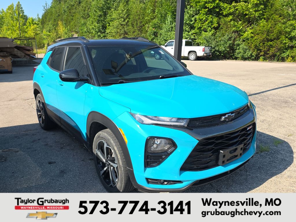 Oasis Blue 2022 Chevrolet Trailblazer SUV / Crossover Four-Wheel Drive 9-Speed Automatic