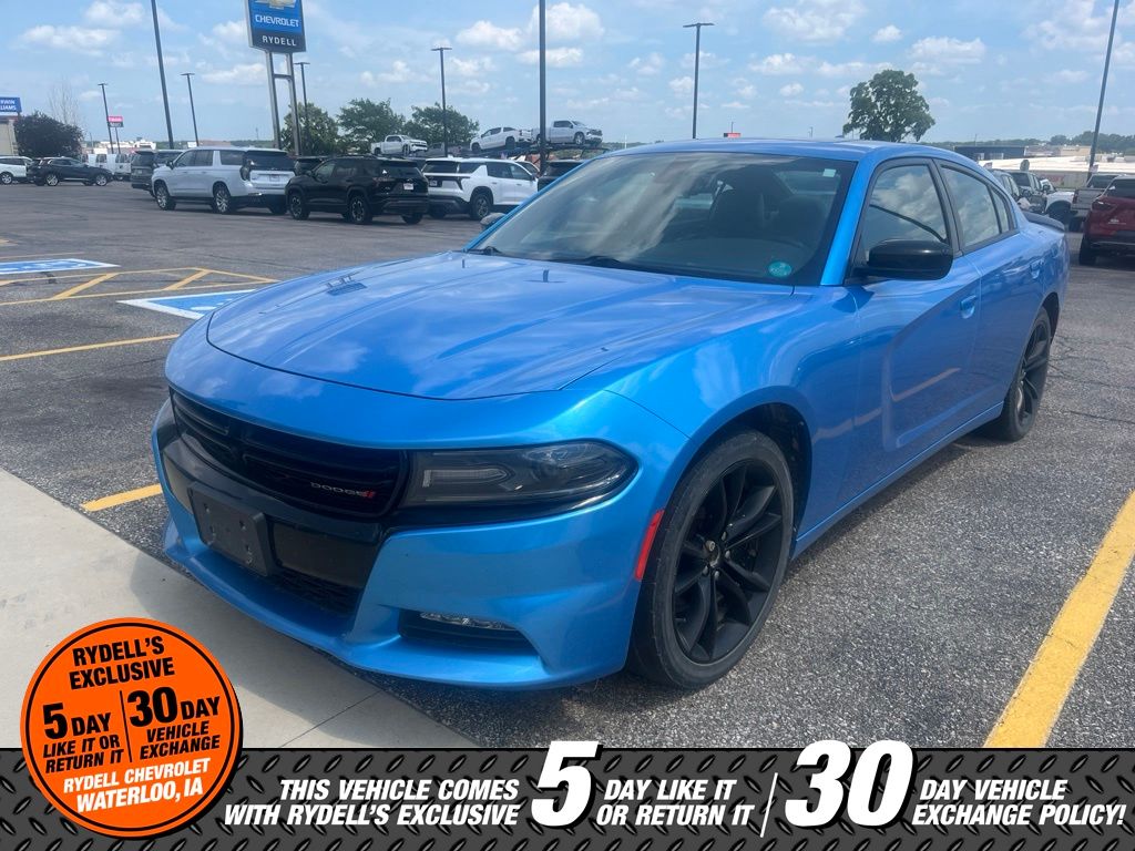 B5 Blue Pearlcoat 2018 Dodge Charger Sedan Rear-Wheel Drive 8-Speed Automatic