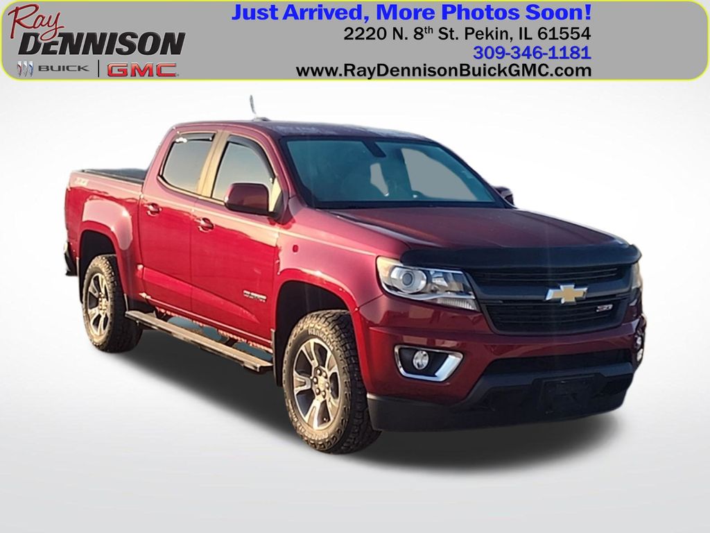 Cajun Red Tintcoat 2017 Chevrolet Colorado Pickup Truck Four-Wheel Drive 8-Speed Automatic