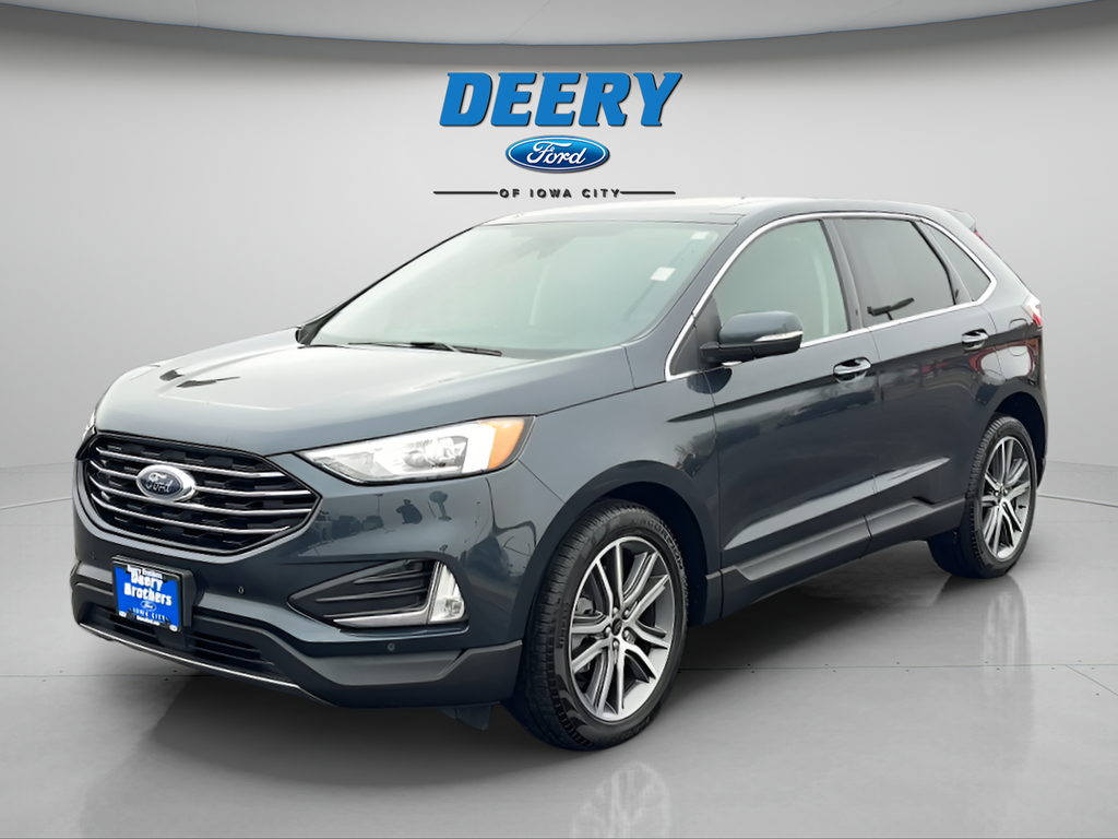 Stone Blue Metallic 2024 Ford Edge Titanium AWD SUV / Crossover All-Wheel Drive 8-Speed Automatic
