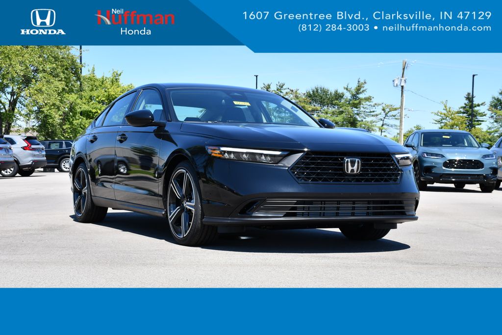 Crystal Black Pearl 2026 Honda Accord Sedan Front-Wheel Drive Continuously Variable Transmission