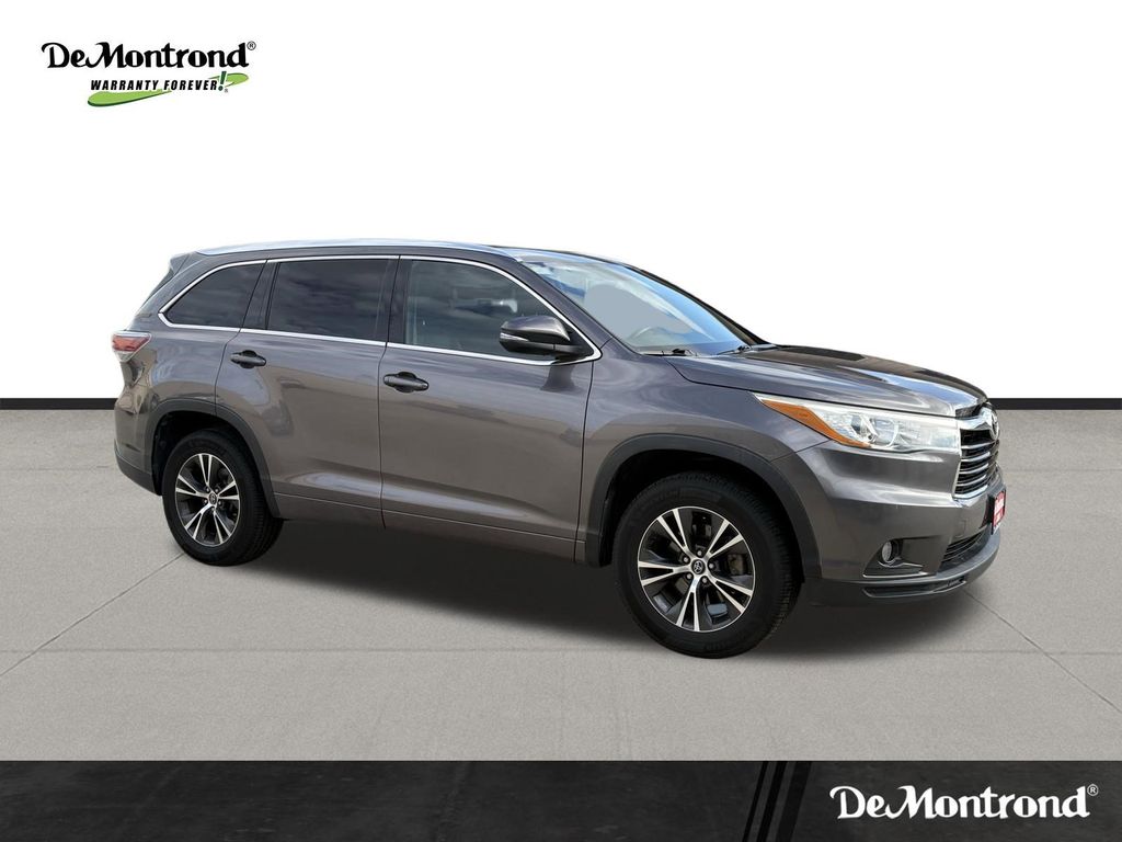 2016 Toyota Highlander XLE V6 Gray at DeMontrond Automotive Group