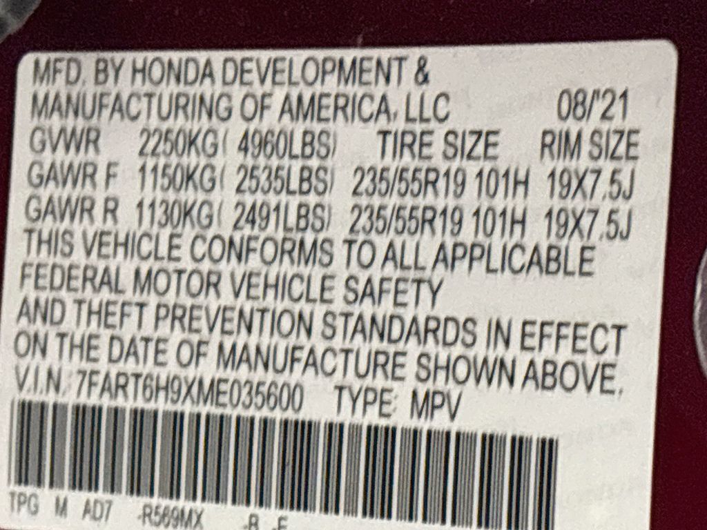 2021 Honda CR-V Hybrid Touring