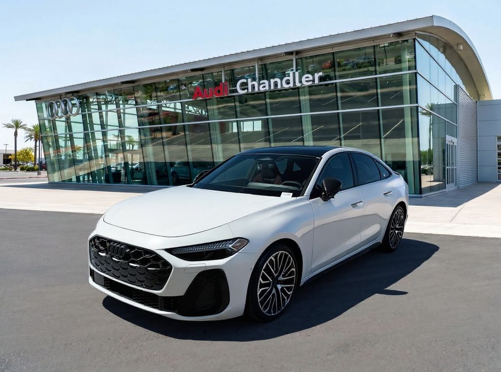 Glacier White Metallic 2026 Audi S5 Sedan All-Wheel Drive 7-Speed Automatic