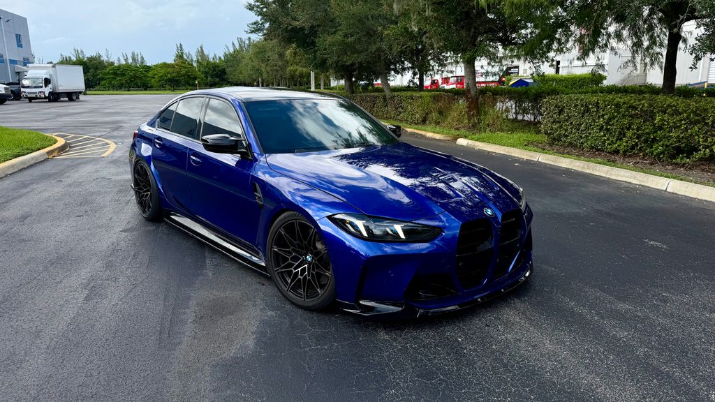 San Marino Blue Metallic 2025 BMW M3 Sedan All-Wheel Drive 8-Speed Automatic