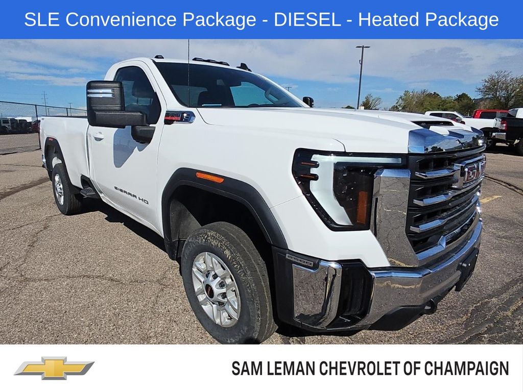 Summit White 2024 GMC Sierra 2500HD Pickup Truck Four-Wheel Drive Automatic