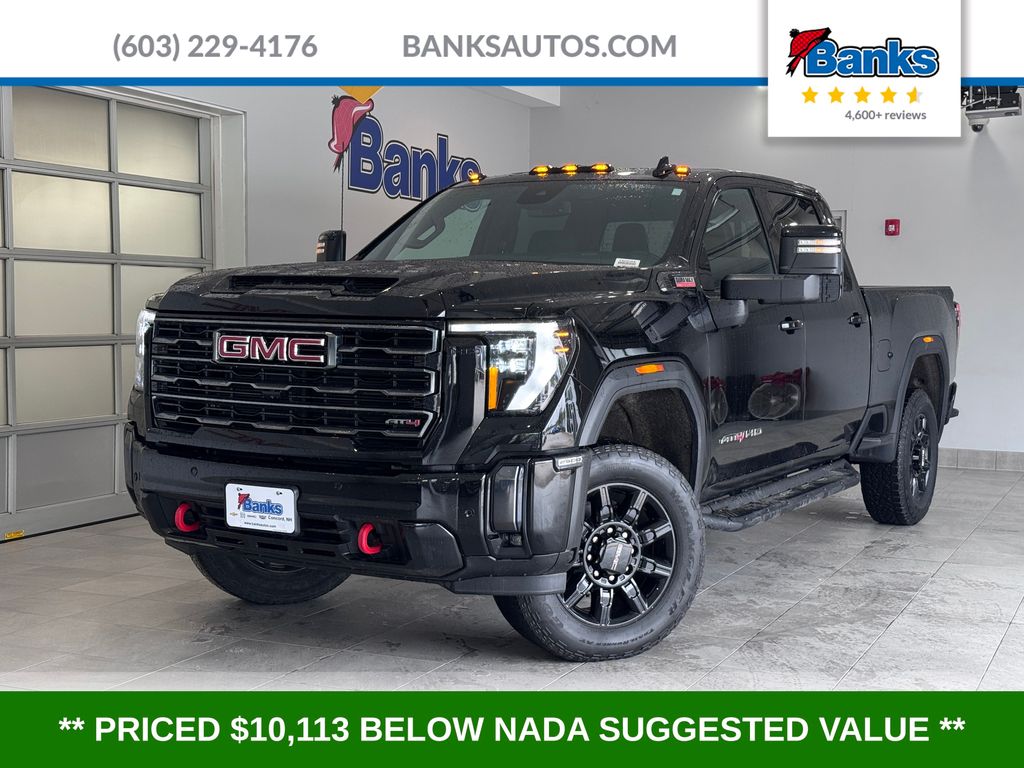 Onyx Black 2024 GMC Sierra 2500HD Pickup Truck Four-Wheel Drive Automatic