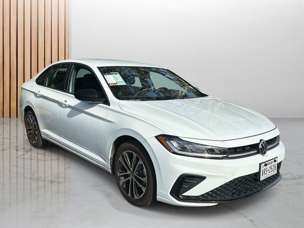 White 2025 Volkswagen Jetta Sedan Front-Wheel Drive 8-Speed Automatic