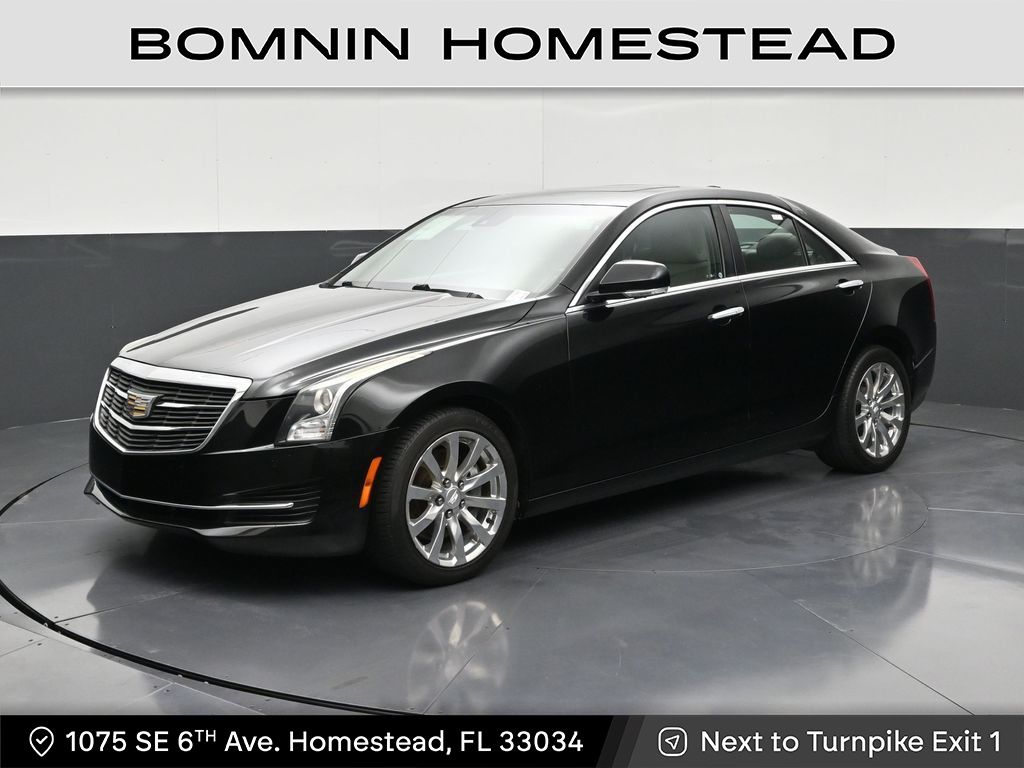Black Metallic 2017 Cadillac ATS Sedan All-Wheel Drive 8-Speed Automatic